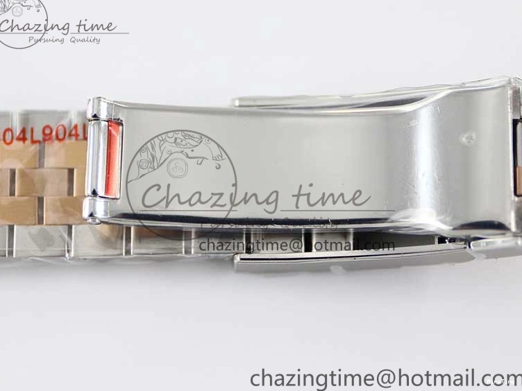 MiroTime 0310 Tailored DateJust 41 126331 SS RG TWF 1:1 Best Edition 904L Steel Gray Dial Green Roman on SS RG Jubilee Bracelet VR 2450